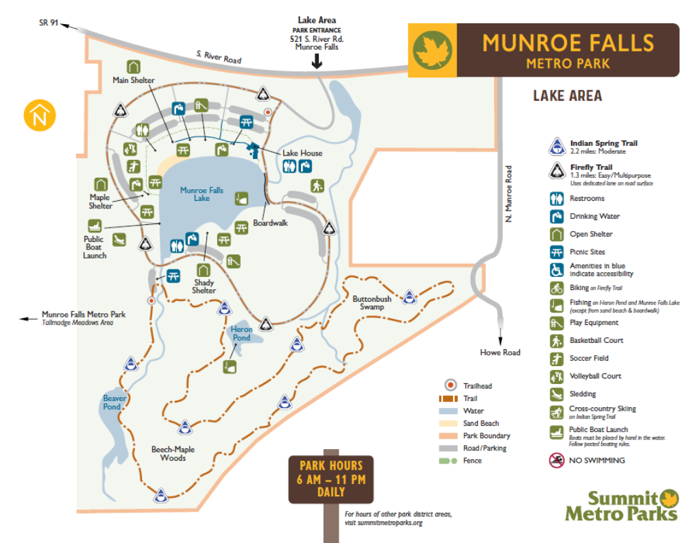 Munroe Falls Map
