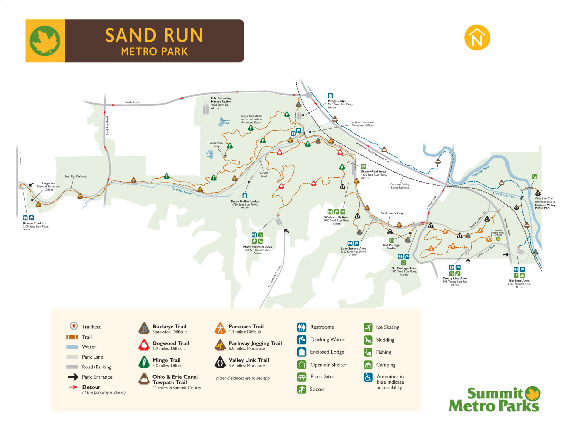 Sand Run Map
