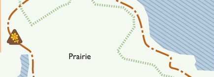Prairie Trail map