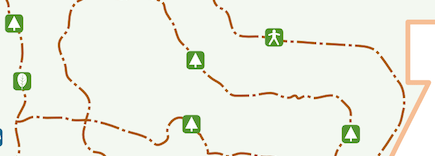 Piney Woods Trail map
