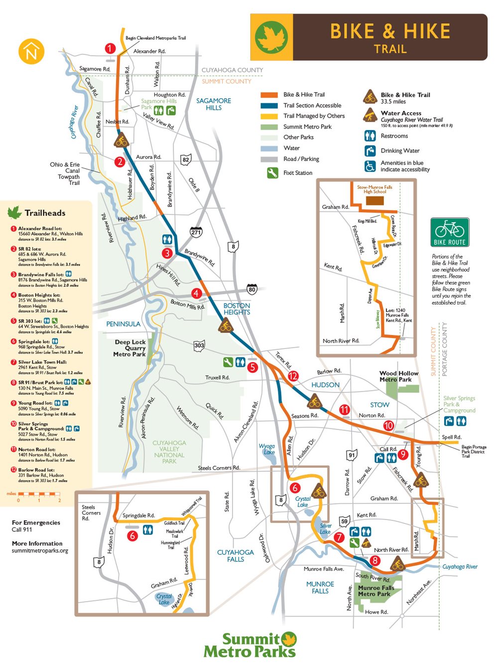 Bike & Hike Trail Map