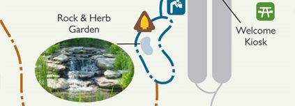 ROCK & HERB GARDEN MAP