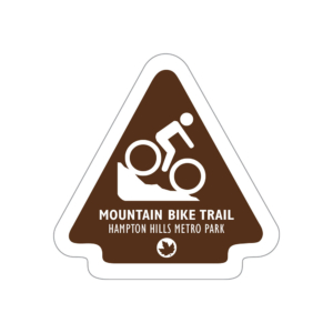 Mountain Bike Trail Sticker