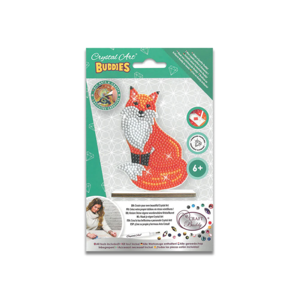 Crystal Art Wildlife Buddies Craft Kit