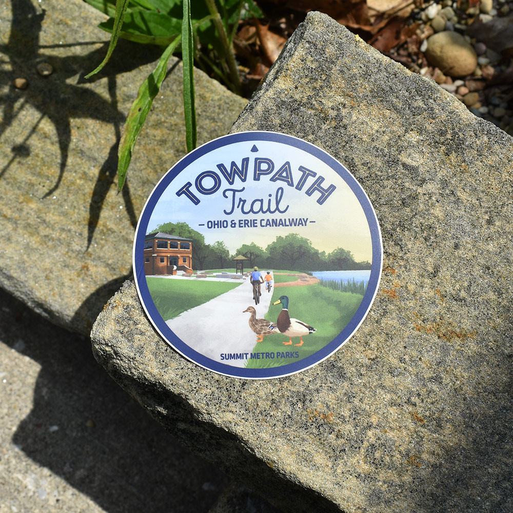 Towpath Trail Sticker or Magnet