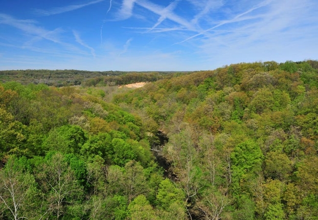 The Cuyahoga River Valley.