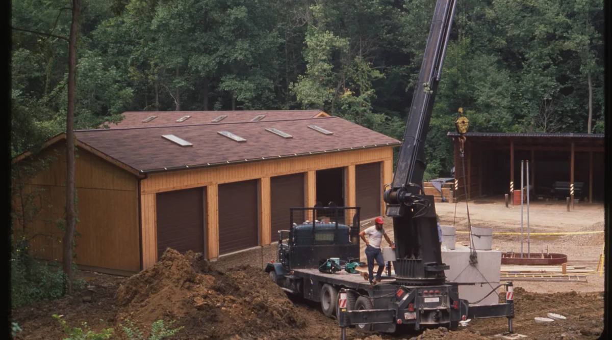 Construction for the current facility’s last expansion in 1990