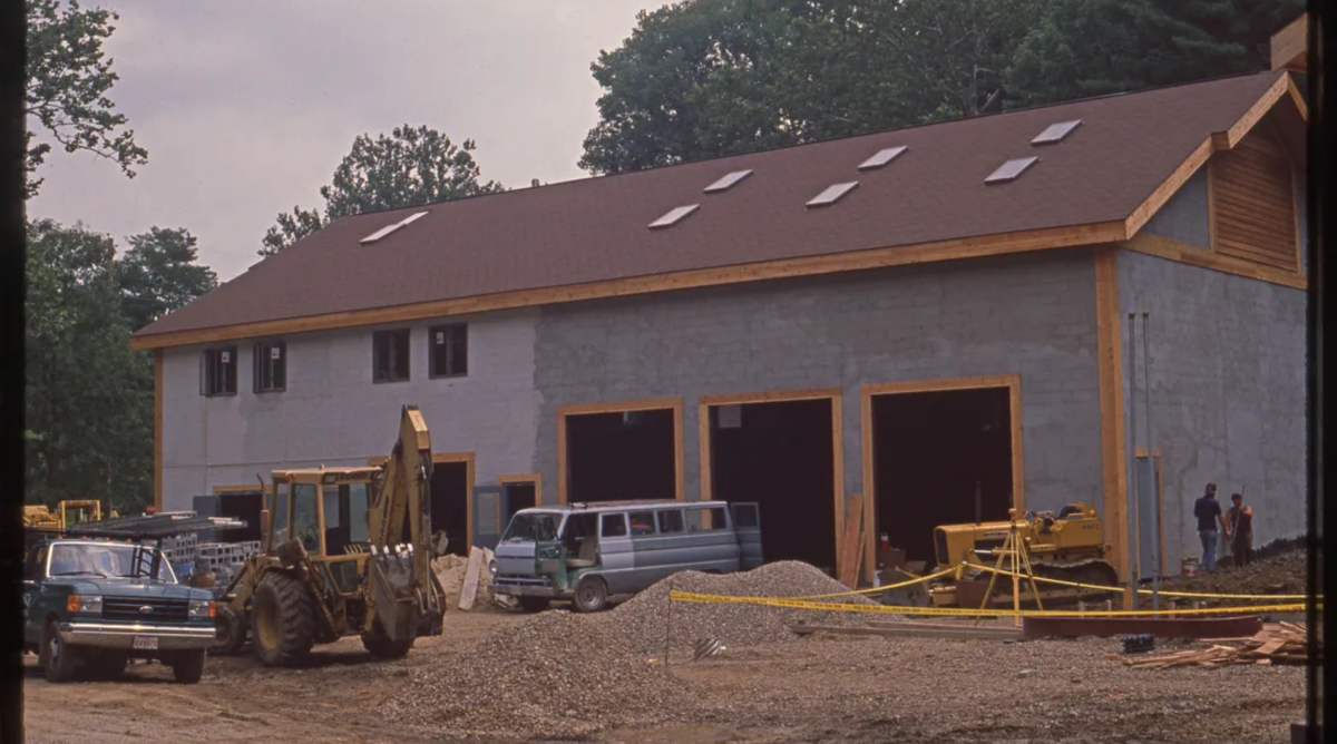 Construction for the current facility’s last expansion in 1990