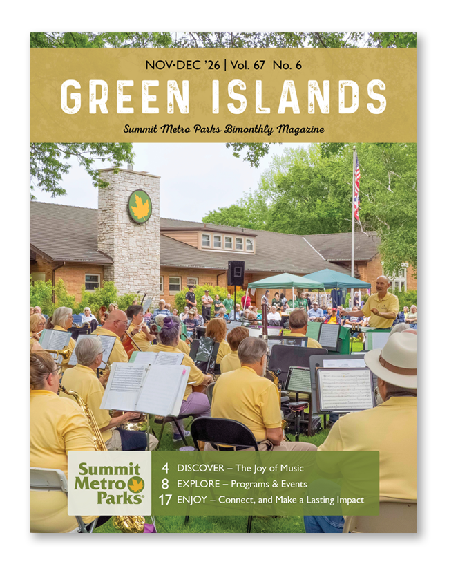 The cover of the 2026 November/December Green Islands magazine.