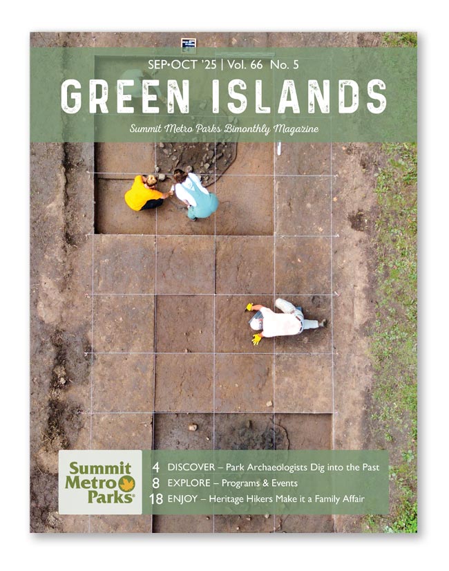 The cover of the September/October 2025 edition of Green Islands Magazine.