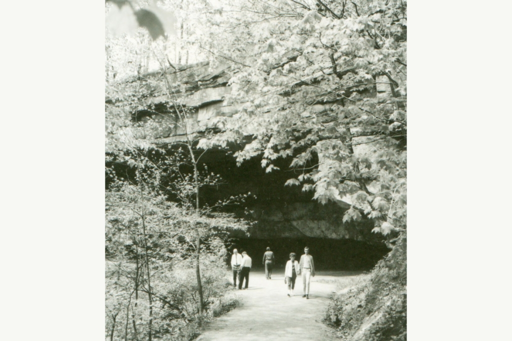 Hikers at Gorge Metro Park in May 1963