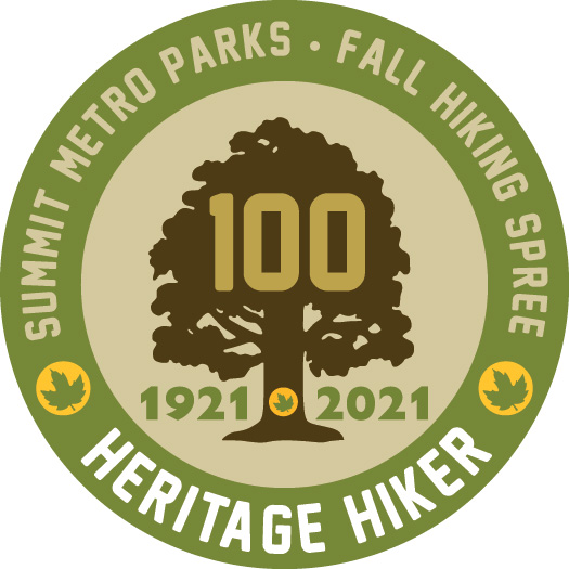 Heritage Hiker medallion design