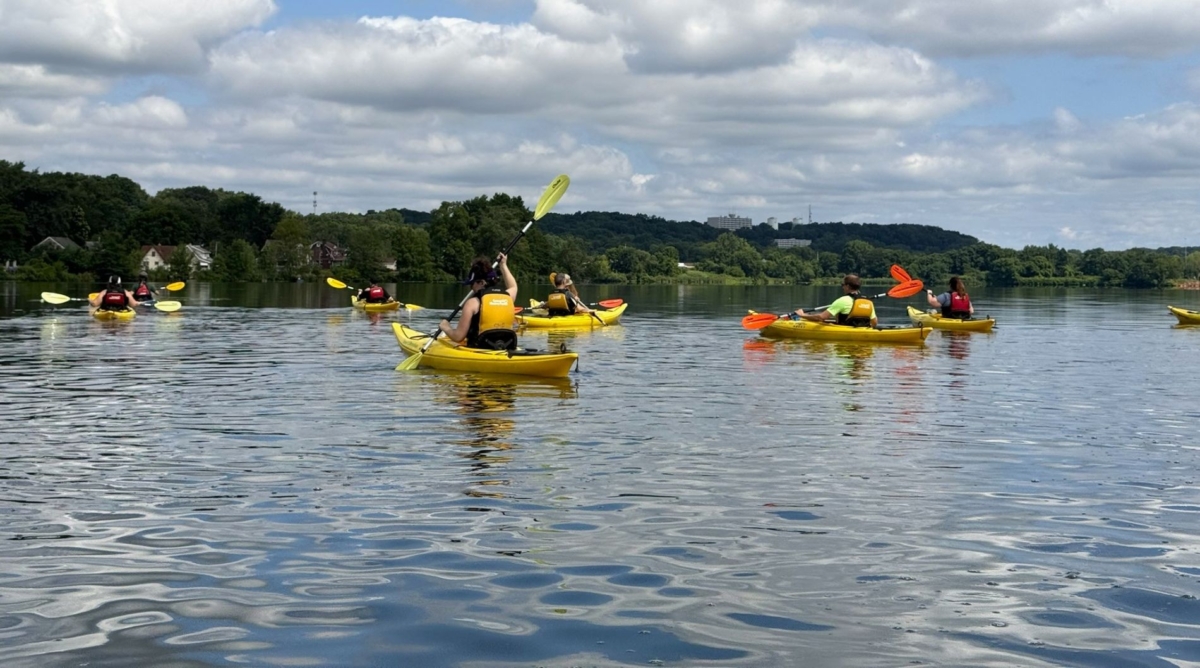 kayaking program on Summit Lake