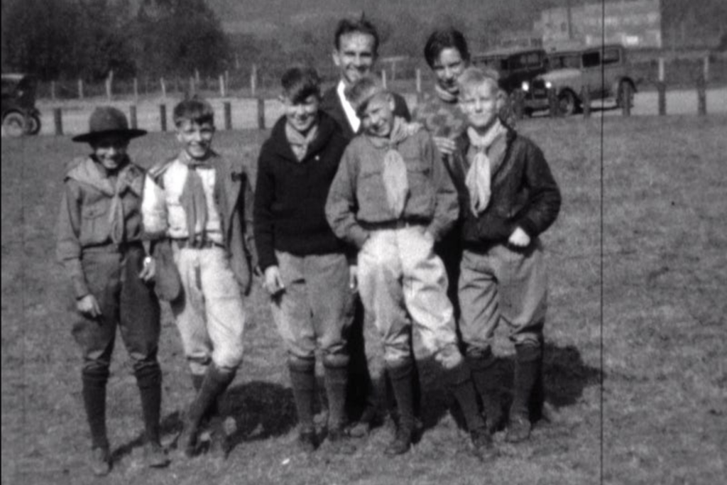 Screenshot Of An Historic Boy Scouts Video